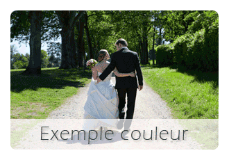 Exemples de photos de mariage