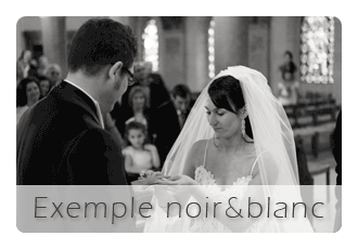 Exemples de photos de mariage